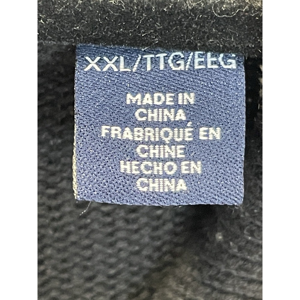 Chaps Ralph Lauren Mens XXL Sweater Fair Isle Nordic Gray Mock Neck 3 Button - Picture 9 of 14
